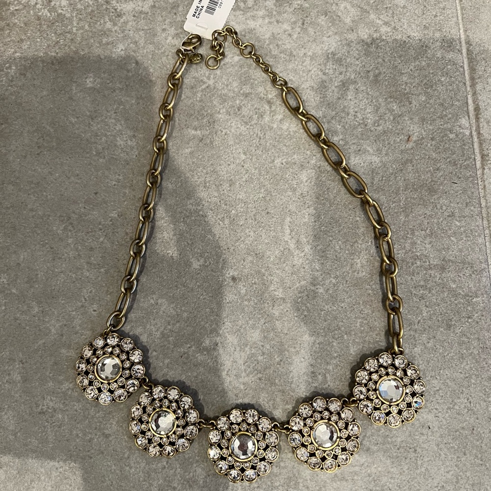 J Crew Crystal Statement Necklace
